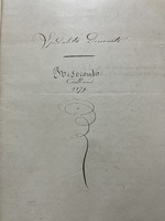 Fascicolo cartaceo recante la dicitura manoscritta: "Spedalità Dementi. Resoconto dell'anno 1879"